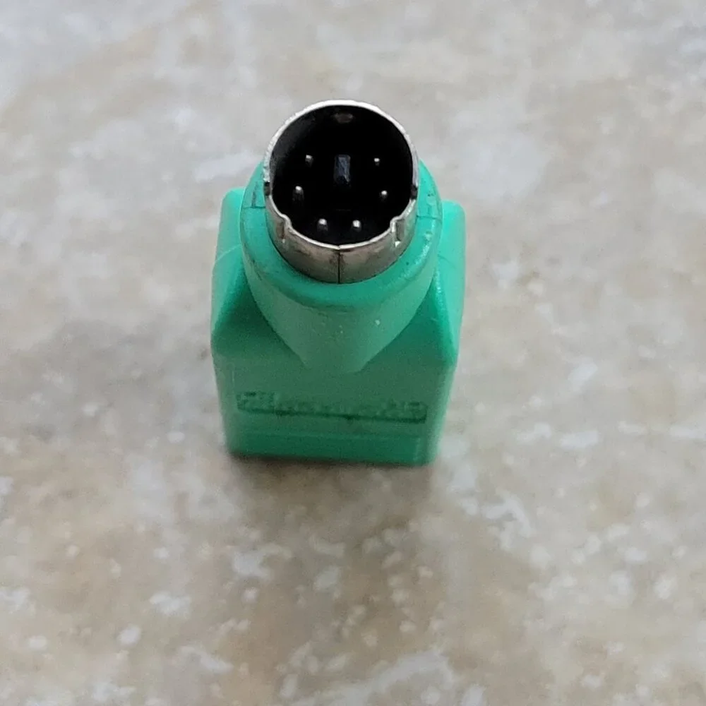 USB Female to PS/2 Mouse Male Passive Adapter, Green